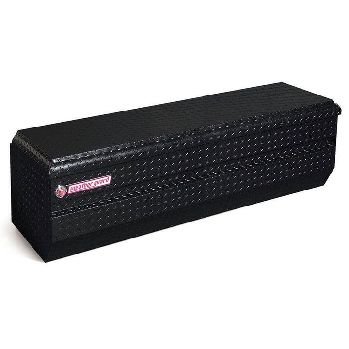 Weather Guard 55 in. Gloss Black Aluminum Full Size Chest Truck Tool Box - Super Arbor