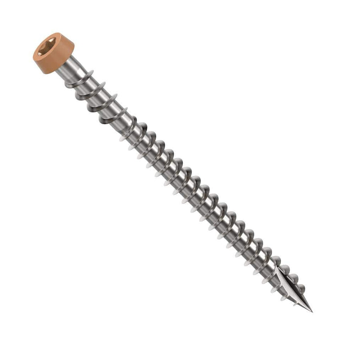 CAMO #10 2-1/2 in. 316 Stainless Steel Composite Cedar Premium Star Drive Flat Undercut Screws (350-Count)