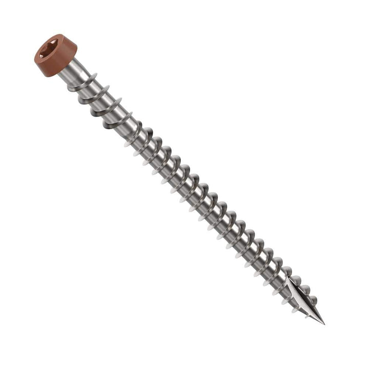 CAMO #10 2-1/2 in. 316 Stainless Steel Composite Redwood Premium Star Drive Flat Undercut Screws (350-Count)