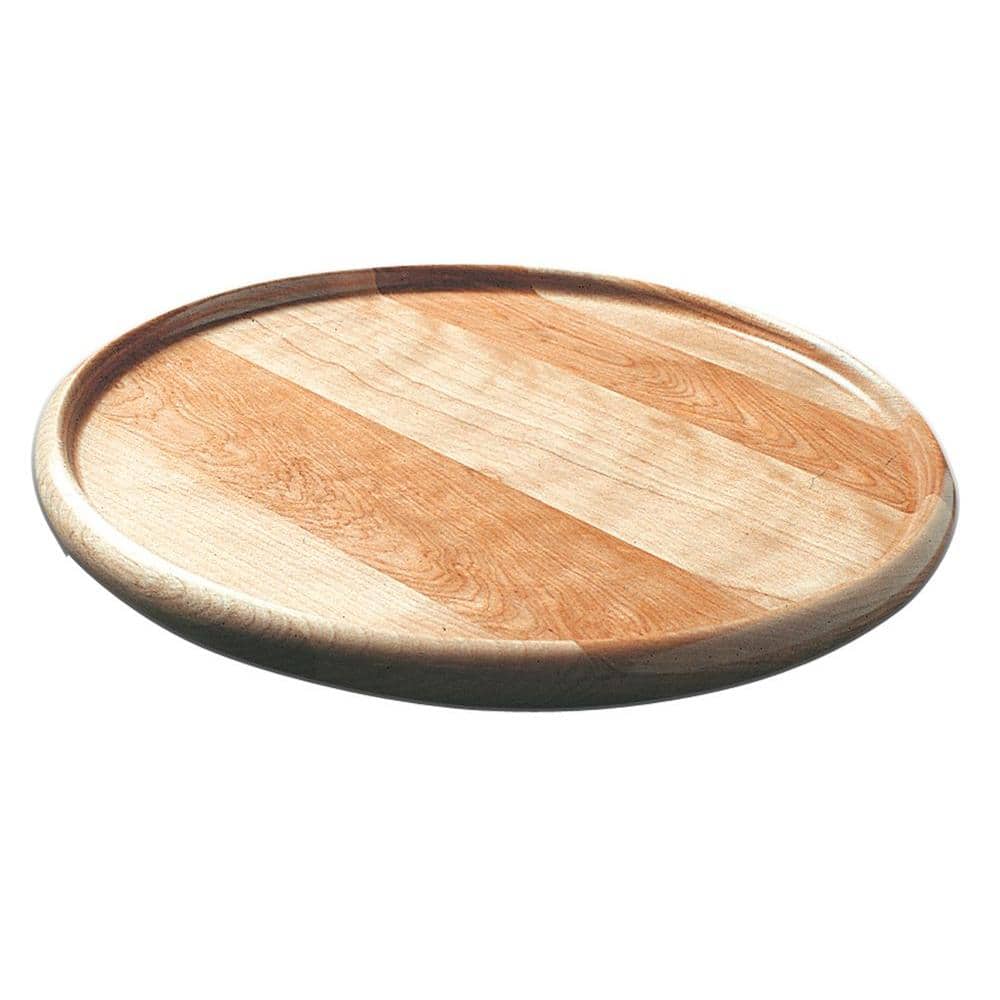 Catskill Craftsmen 14 in. x 14 in. x 2 in. 1-Tier Natural Lazy Susan