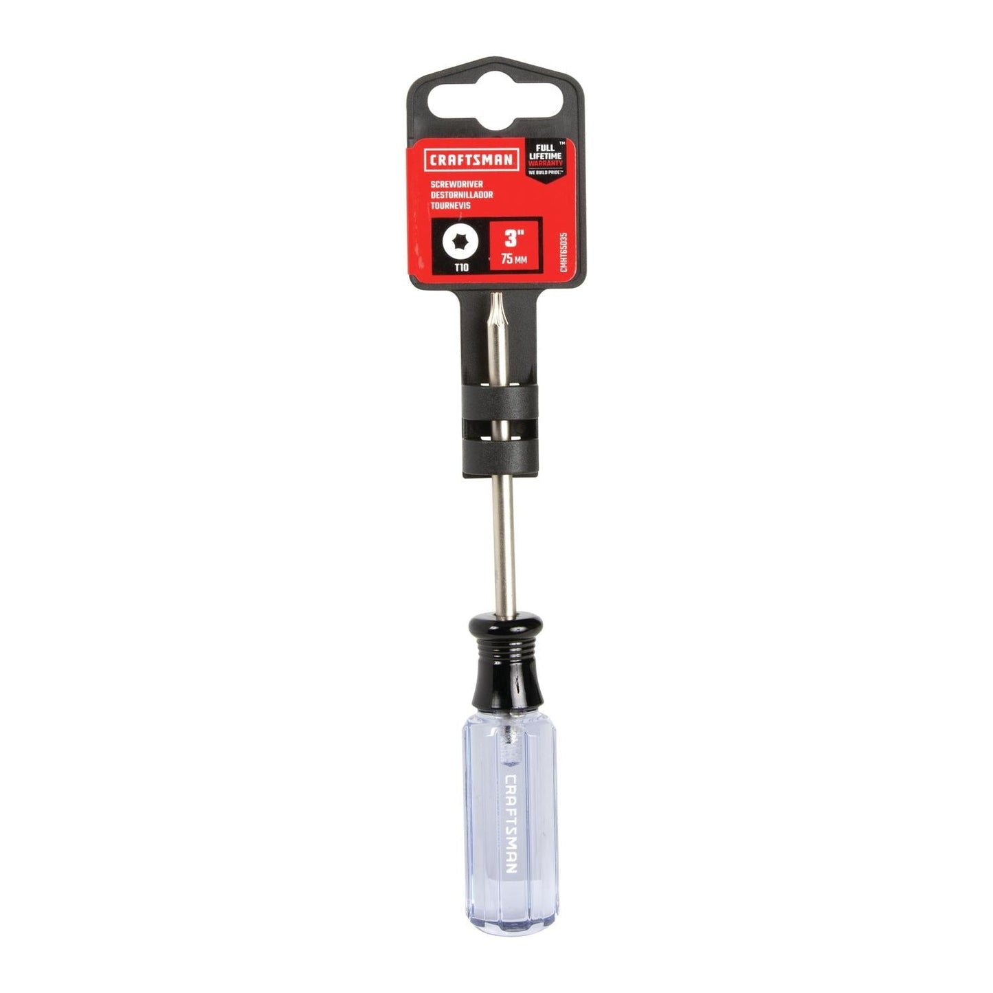 Craftsman T10 x 3 in. L Torx Screwdriver - Durable and Comfortable