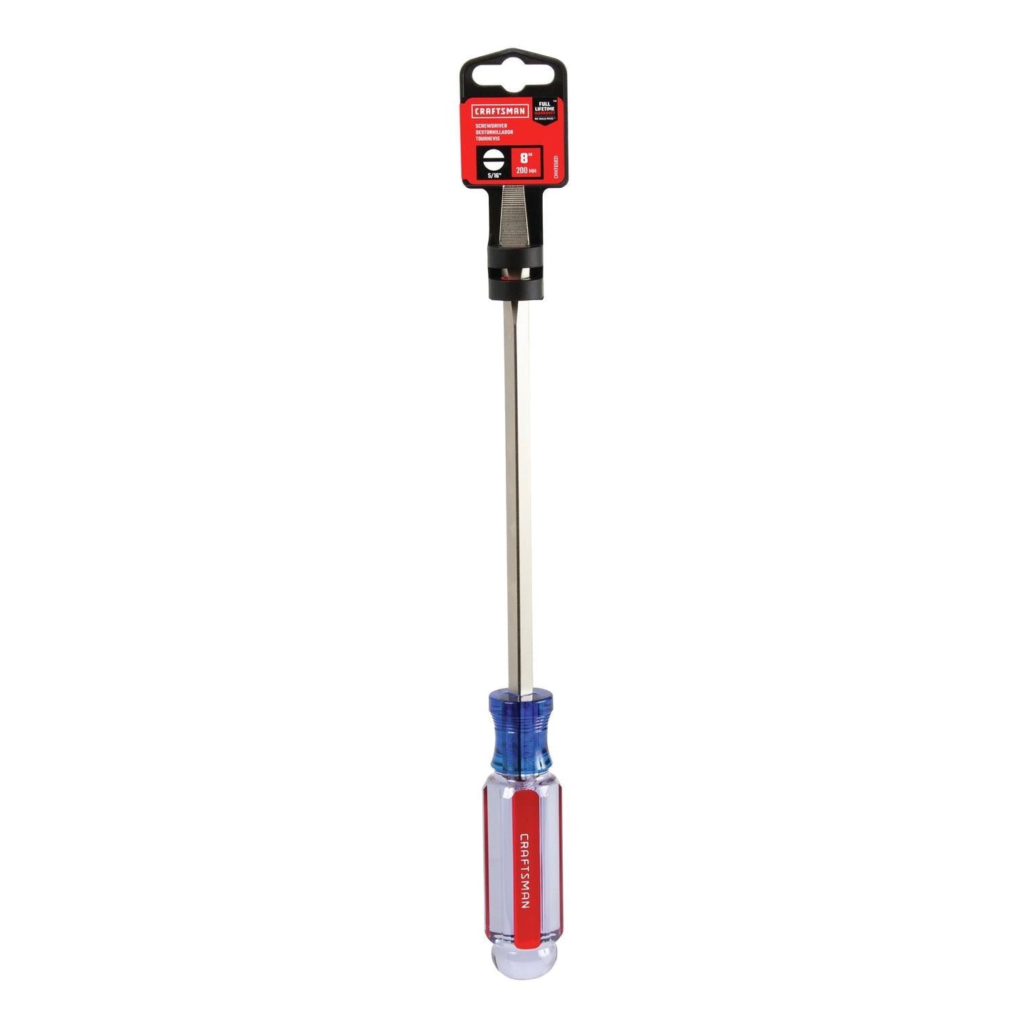 Craftsman 5/16 in. x 8 in. Slotted Screwdriver - Durable and Comfortable