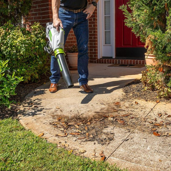 PowerSmith 40-Volt Max Lithium-ion Brushless Motor Leaf Blower with Cruise Control Lever, Turbo-Boost, Battery and Charger