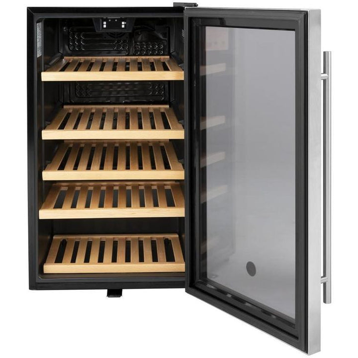 GE 31-Can Capacity (4.1-cu ft) Residential Stainless Steel Built-In/Freestanding Beverage Center