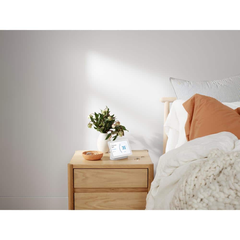 Google Nest Hub 2nd Gen - Smart Home Speaker and 7 in. Display with Google Assistant - Chalk