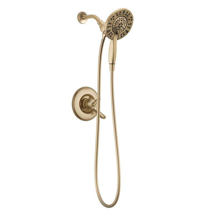 Delta Linden In2ition 2-in-1 1-Handle Shower Faucet Trim in Champagne Bronze (Valve Not Included)