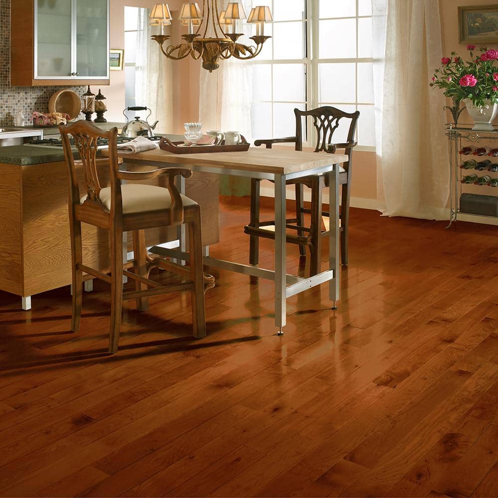 Bruce Prestige Cherry Maple 3/4 in. T x 5 in. W Smooth Solid Hardwood Flooring (23.5 sq.ft./ctn)
