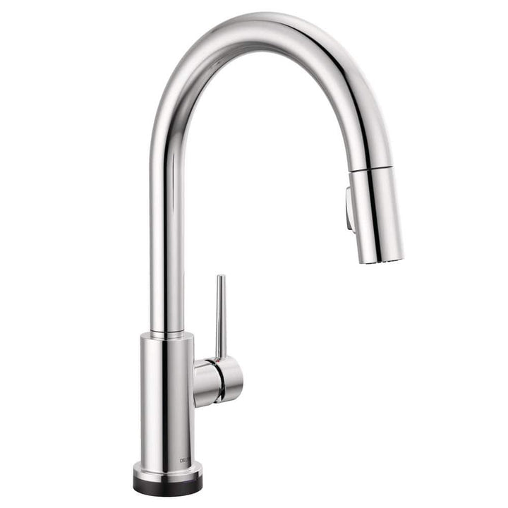 Delta Trinsic Touch2O Single-Handle Pull-Down Kitchen Faucet, Deck Mount, Chrome, 16.19 in Height