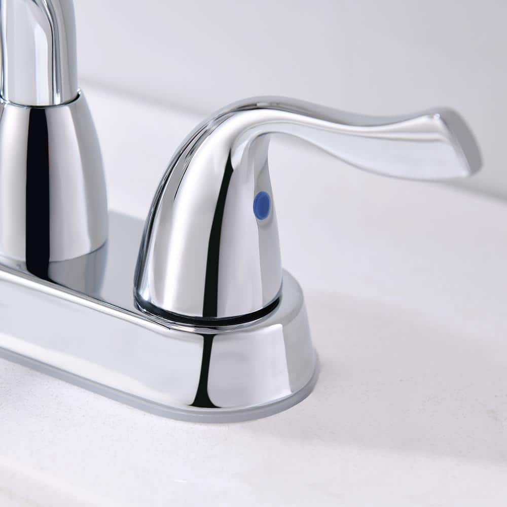 Phiestina Chrome Utility Sink Laundry Faucet with Swivel Spout