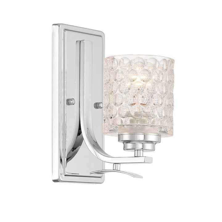 Vanity Art 1 - Light Chrome Armed Sconce