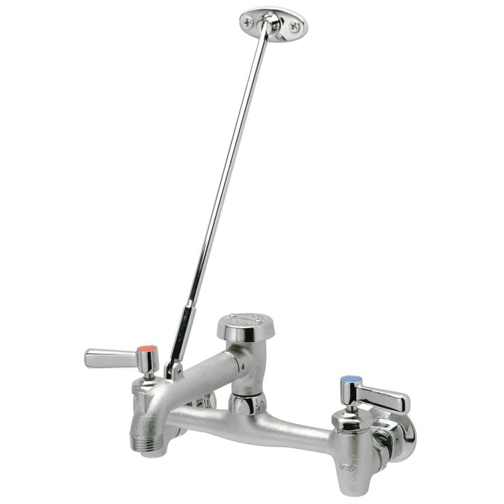 Zurn AquaSpec Chrome Wall-Mount Kitchen Faucet for Service Sink