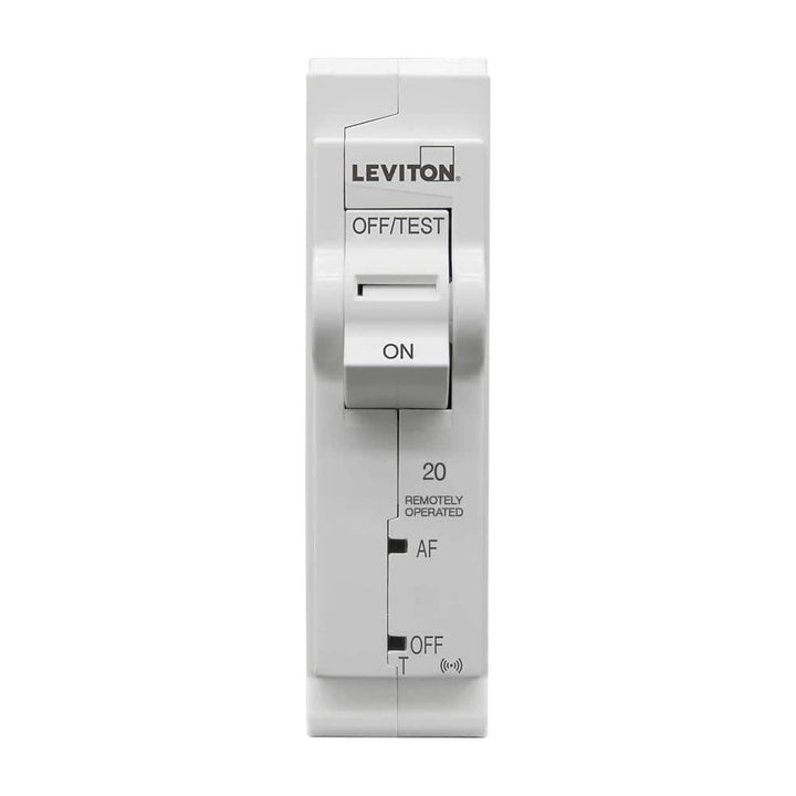 Leviton 1-Pole 20 Amp, 120-Volt, 2nd Gen Wi-Fi Smart AFCI Branch Circuit Breaker Standard 10kA Interrupt Rating Thermal Magnetic
