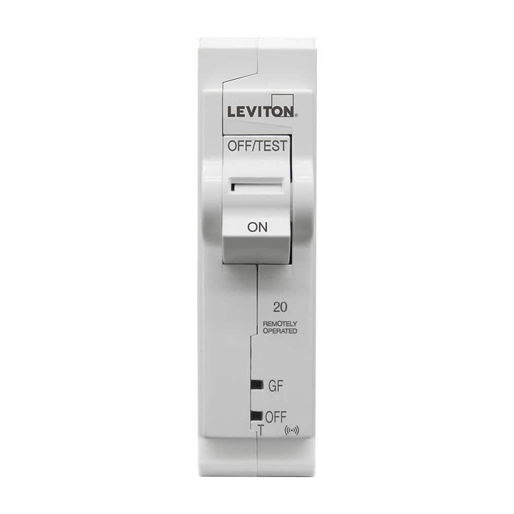 Leviton 1-Pole 20 Amp, 120-Volt, 2nd Gen Wi-Fi Smart GFCI Branch Circuit Breaker Standard 10kA Interrupt Rating Thermal Magnetic