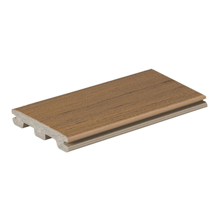 TimberTech Composite Prime+ 1 in. x 6 in. x 1 ft. Grooved Coconut Husk Composite Sample (Actual: 0.94 in. x 5.36 in. x 1 ft)