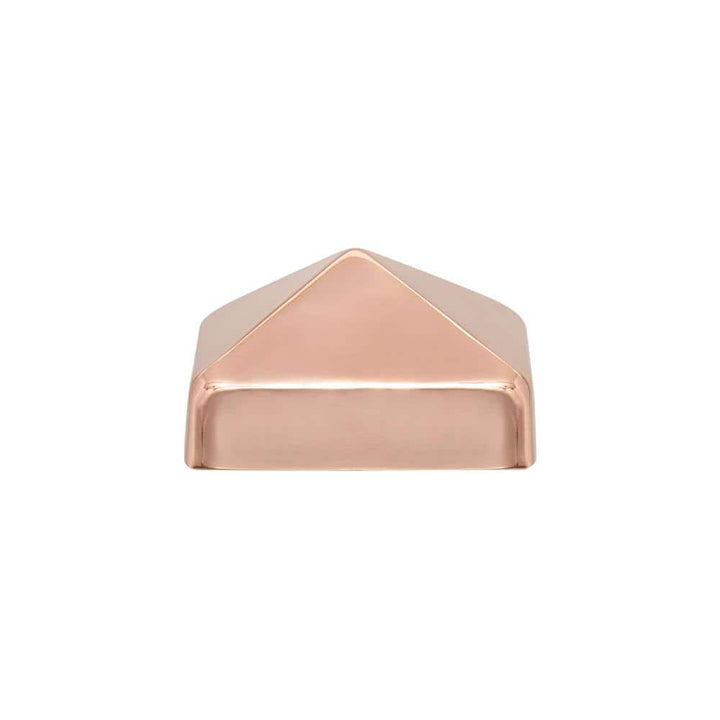 Protectyte 5 in. x 5 in. Copper Pyramid Slip Over Fence Post Cap