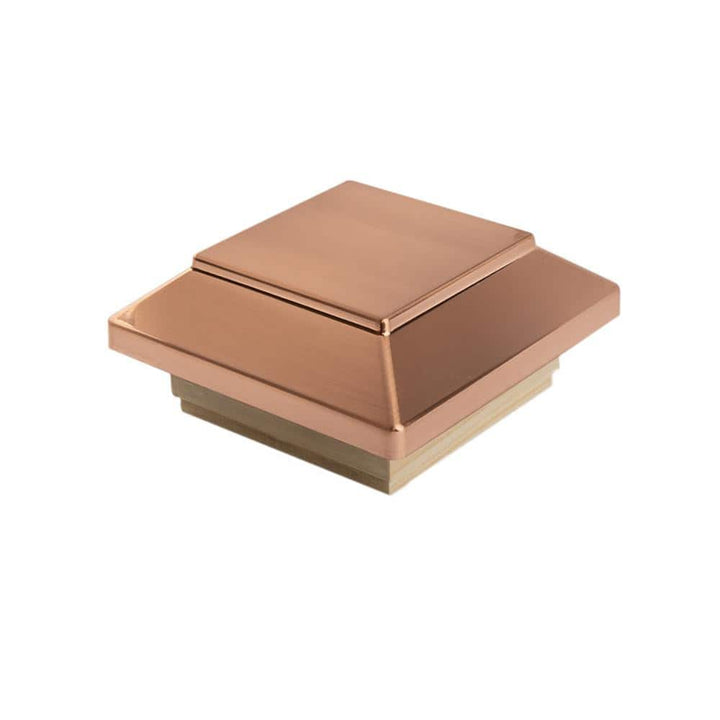 ProWood 4 in. x 4 in. Victoria Copper Plateau Cedar Post Cap