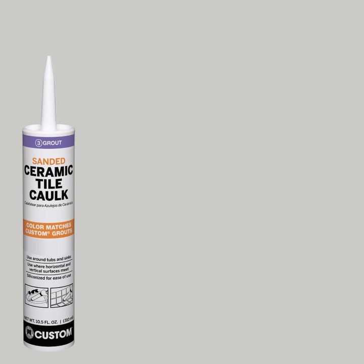 Custom Building Products Polyblend #544 10.5 oz. Rolling Fog Sanded Ceramic Tile Caulk