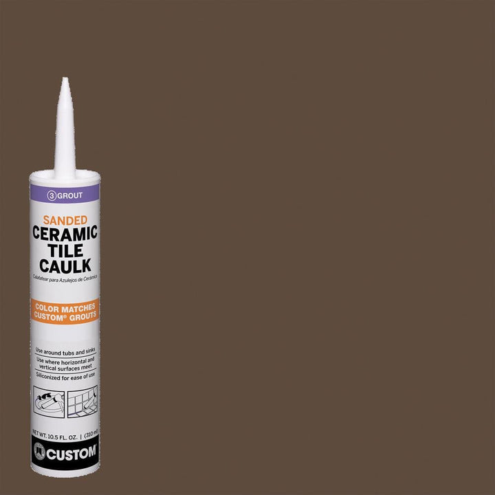 Custom Building Products Polyblend #646 10.5 oz. Coffee Bean Sanded Ceramic Tile Caulk