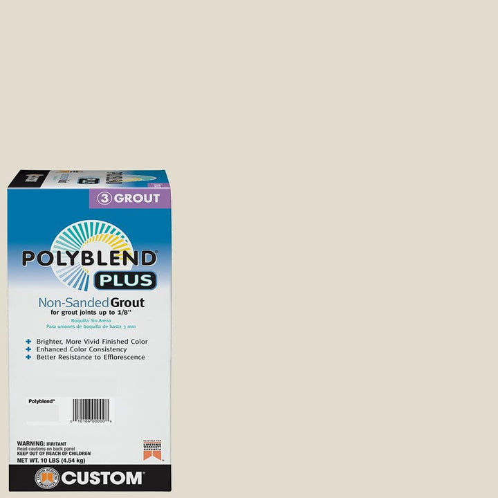 Custom Building Products Polyblend Plus #11 Snow White 10 lb. Unsanded Grout