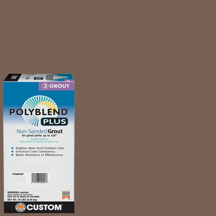 Custom Building Products Polyblend Plus #52 Tobacco 10 lb. Unsanded Grout