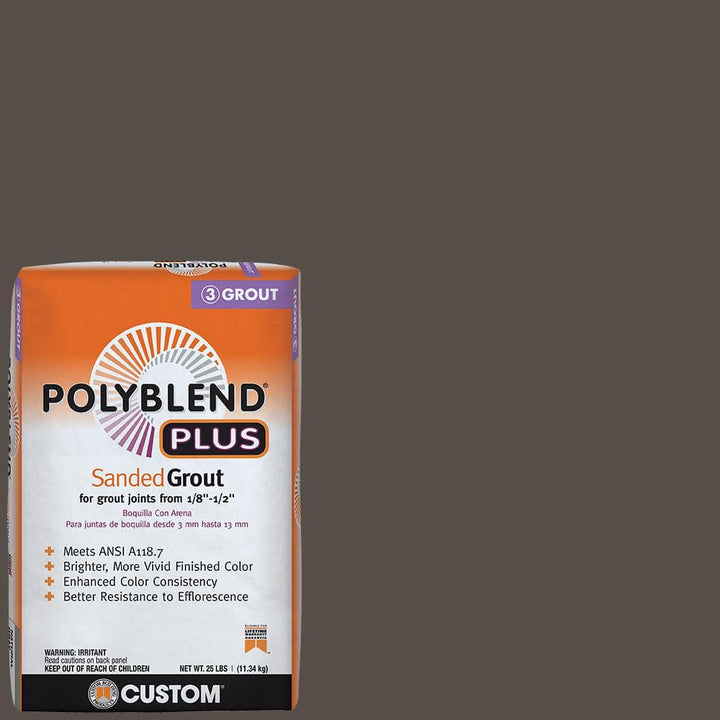 Custom Building Products Polyblend Plus #540 Truffle 25 lb. Sanded Grout