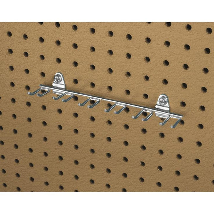 DuraHook 8-1/8 in. W 7/16 with 13/16 in. I.D. Zinc Plated Steel Multi-Prong Tool/Wrench Holder for DuraBoard (5-Pack)