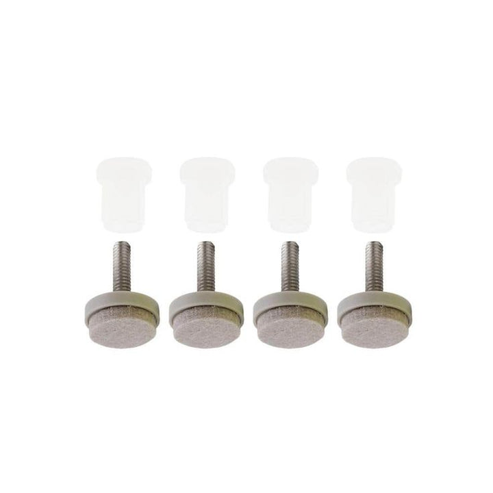 1 in. Beige Threaded Furniture Felt Glide (4-Pack)
