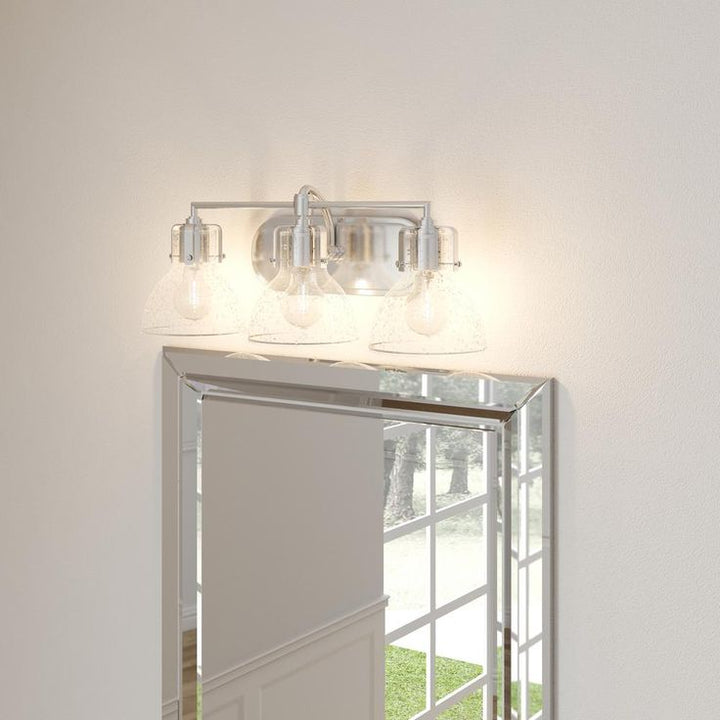 3-Light Chrome Bath Vanity Light