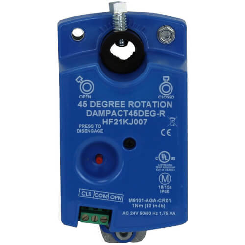 Carrier DAMPACT45DEGR hvac replacement part - front view (Product Type: Hvac Replacement Part)