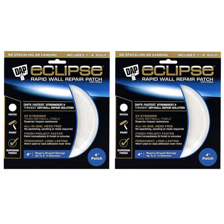 DAP 4 in. Eclipse Wall Repair Patch (2-Pack)