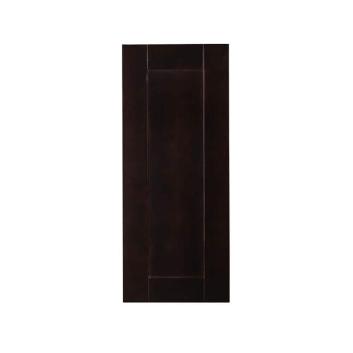 LIFEART CABINETRY Anchester Assembled 18 in. x 36 in. x 12 in. Wall Cabinet with 1 Door 2 Shelves in Dark Espresso