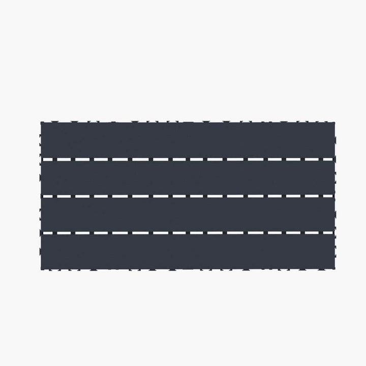 Tidoin Outdoor 2 ft. x 1 ft. Composite Deck Tile in Dark Gray(24 Per Box)