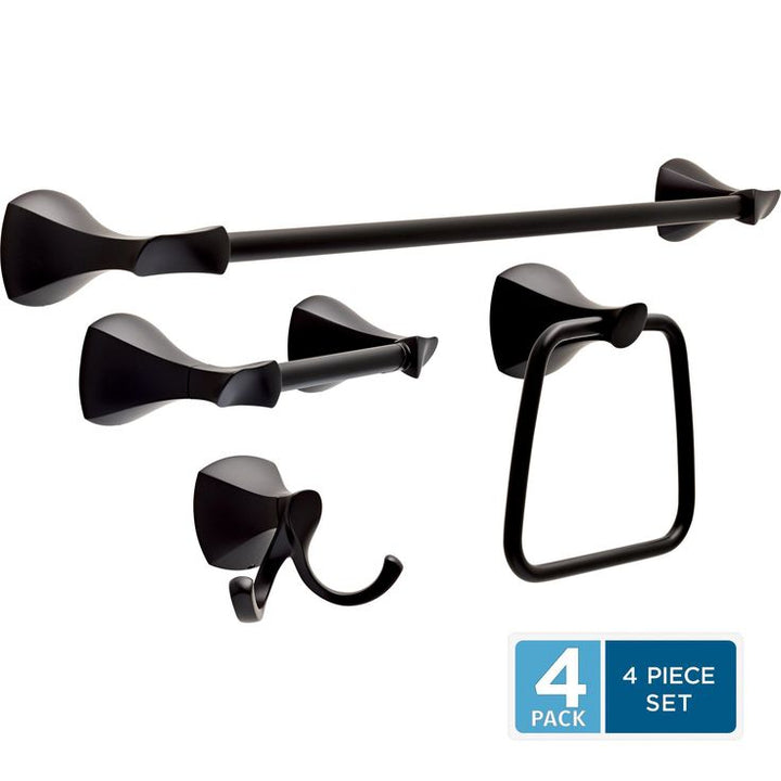 Delta 4-Piece Sandover Decorative Bathroom Hardware Set