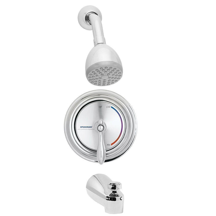 Sentinel Mark II Regency 1-Handle 1-Spray Tub and Shower Faucet in Polished Chrome (Valve Included) - Super Arbor