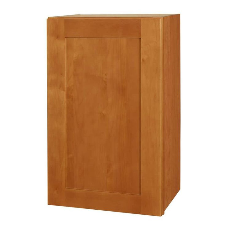 Home Decorators Collection Newport 12 in. W x 12 in. D x 30 in. H Assembled Plywood Wall Kitchen Cabinet in Cinnamon with Soft Close