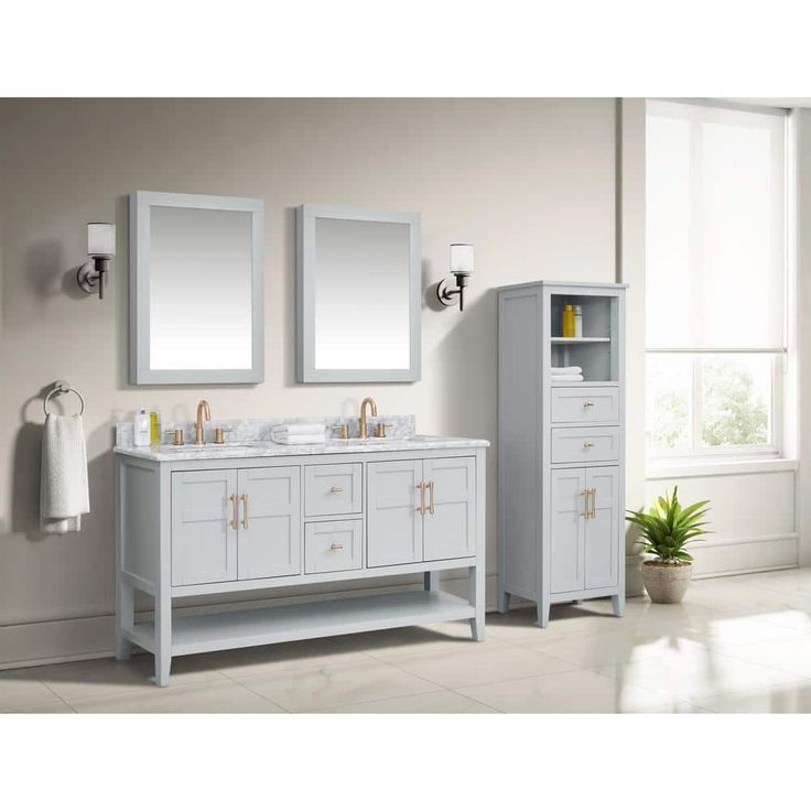 Home Decorators Collection Sturgess 24 in. W x 32 in. H Rectangular Medicine Cabinet with Mirror