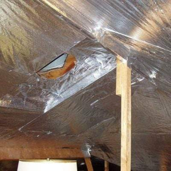 Perforated Roof Deck Radiant Barrier House Wrap Reflective Insulation Foil - All Sizes image 3