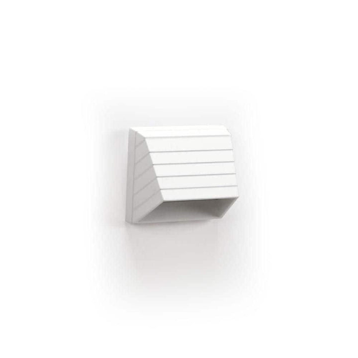 Deckorators 3.5 in. x 3.5 in. White Square Deck Post Sconce