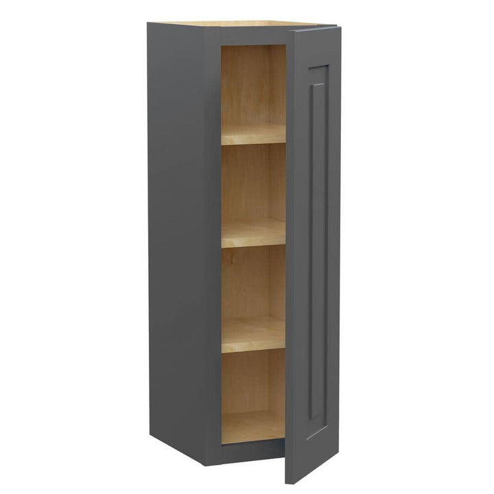Home Decorators Collection Grayson Pearl Gray Kitchen Wall Cabinet with Soft-Close