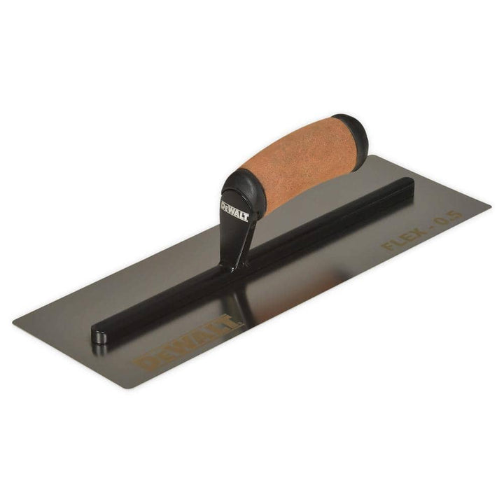 DEWALT 14 in. Stainless Steel Blade Drywall Finishing Trowel, Leather Handle, Joint Finishing, Alternative to Joint Knife
