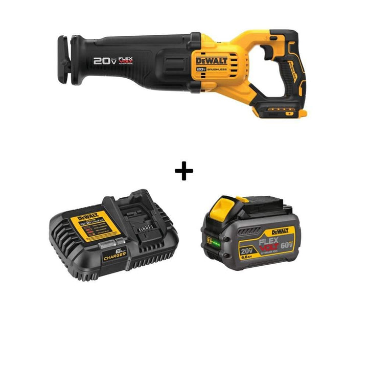 DEWALT 20V MAX Cordless Brushless Reciprocating Saw Kit with FLEXVOLT Advantage