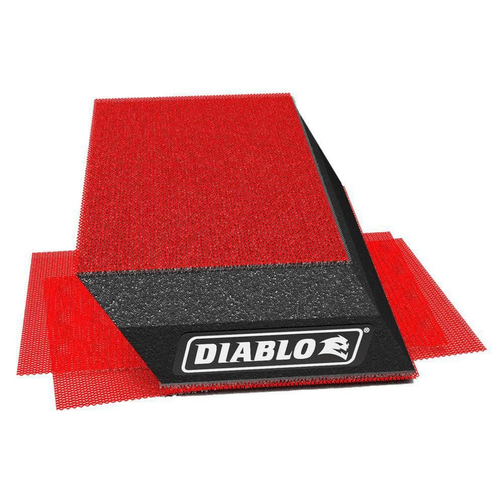 DIABLO 2-3/4 in. x 5 in. Reusable Angled Hand Sanding Block w/ SandNET Sanding Sheets