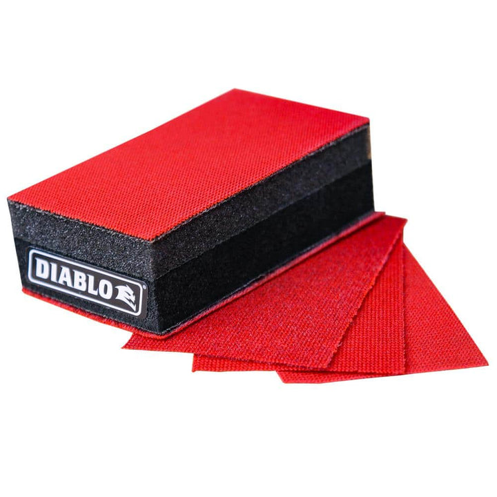 DIABLO 2-3/4 in. x 5 in. Reusable Hand Sanding Block w/ SandNET Sanding Sheets
