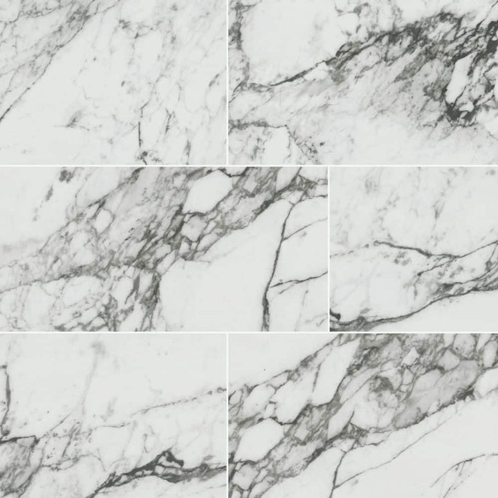 Donatello 16 in. x 32 in. Polished Porcelain Marble Look Floor and Wall Tile (14.2 sq. ft./Case)