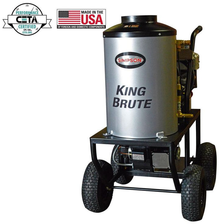 Simpson SIMPSON King Brute KB3028 3000 PSI at 2.8 GPM BRIGGS & STRATTON Hot Water Pressure Washer