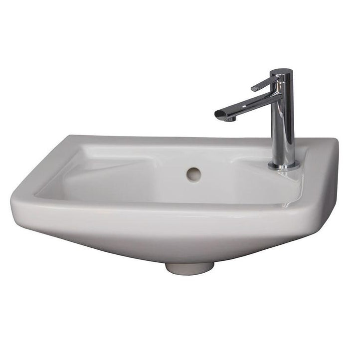 Barclay Products Mirna Wall-Hung Bathroom Sink in White