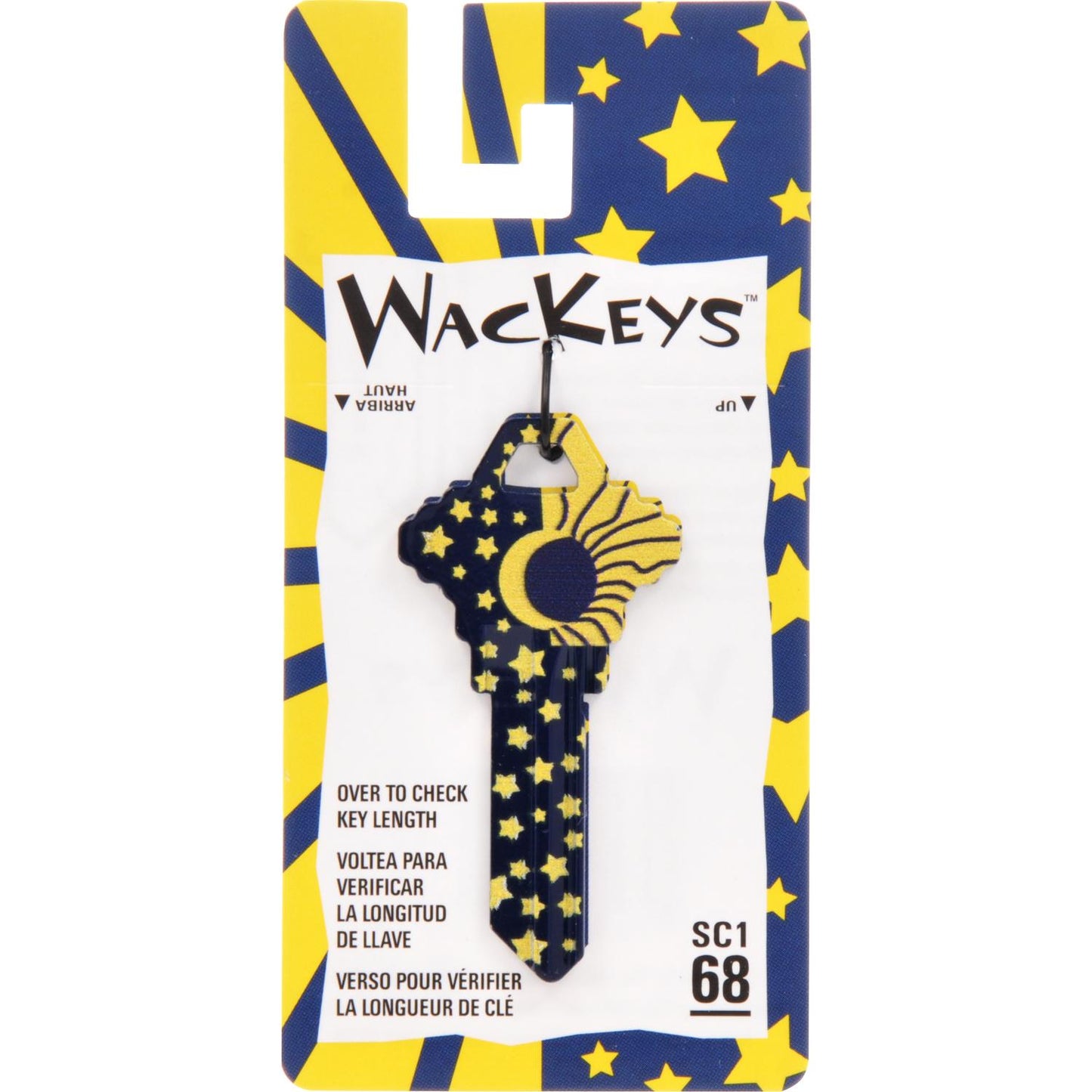 Hillman Wackey Sun & Moon House/Office Universal Key Blank, SC1 Single
