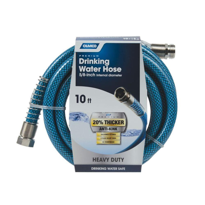 Camco 10 ft. Premium Drinking Water Hose, 5/8 in. I.D. - Super Arbor