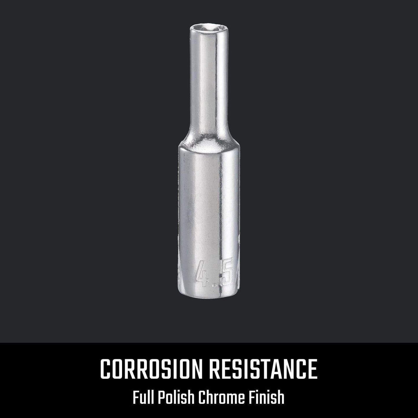Craftsman 4.5mm Metric Deep Socket - 1/4" Drive, 6 Point