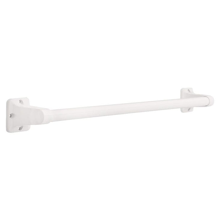Delta 500 Series 24-in White Wall Mount (ADA Compliant) Grab Bar